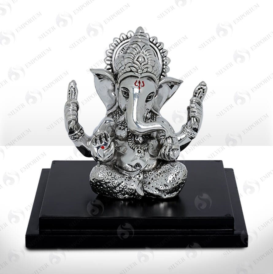 Silver Ganesh Idol Silver Emporium Silver Ganesh Idol Silver Emporium