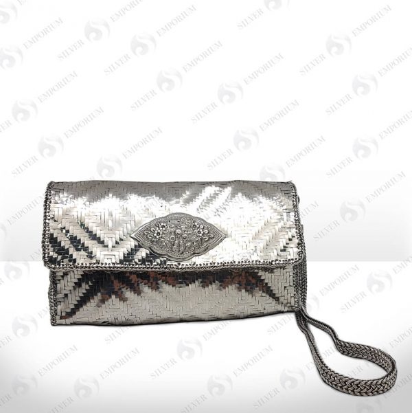 Order SILVER FASHIONABLE PARTY PURSE Online From THE LADY SHOP