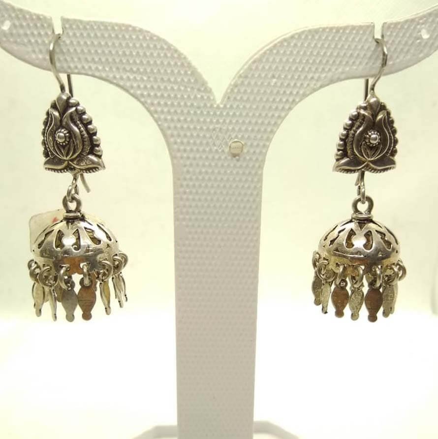 Silver Ivory Earings